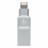 Memoria USB Kingston Bolt Duo, 128GB, USB 3.0/Lightning, Plata  1