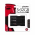 Memoria USB Kingston DataTraveler 100 G3, 32GB, USB 3.0, Lectura 100MB/s, Negro, 3 Piezas  1