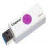 Memoria USB Kingston DataTraveler 106, 32GB, USB 3.1, Blanco/Morado  1