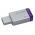 Memoria USB Kingston DataTraveler 50, 8GB, USB 3.0, Plata/Morado  1