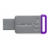 Memoria USB Kingston DataTraveler 50, 8GB, USB 3.0, Plata/Morado  3