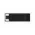 Memoria USB Kingston DataTraveler 70, 32GB, USB-C 3.2, Negro  1