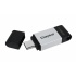 Memoria USB Kingston DataTraveler 80, 256GB, USB 3.2, Lectura 200MB/s, Escritura 60MB/s, Negro/Plata - Imagen adicional 4