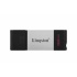 Memoria USB Kingston DataTraveler 80, 32GB, USB 3.2, Lectura 200MB/s, Negro/Plata  1