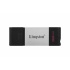 Memoria USB Kingston DataTraveler 80, 32GB, USB-C 3.0, Lectura 200MB/s, Escritura 60MB/s, Negro/Plata 