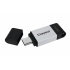 Memoria USB Kingston DataTraveler 80, 32GB, USB-C 3.0, Lectura 200MB/s, Escritura 60MB/s, Negro/Plata  - Imagen adicional 4
