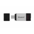 Memoria USB Kingston DataTraveler 80, 64GB, USB 3.2, Lectura 200MB/s, Negro/Plata  4