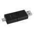 Memoria USB Kingston DataTraveler Duo, 32GB, USB/USB-C 3.2, Negro  2