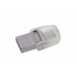 Memoria USB Kingston DataTraveler microDuo 3C, 128GB, USB 3.1/Micro USB, Lectura 100MB/s, Escritura 10MB/s, Plata  2