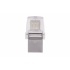 Memoria USB Kingston DataTraveler microDuo 3C, 128GB, USB 3.1/Micro USB, Lectura 100MB/s, Escritura 10MB/s, Plata  3
