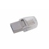 Memoria USB Kingston DataTraveler microDuo 3C, 16GB, USB 3.1/Micro USB, Lectura 100MB/s, Escritura 10MB/s, Plata  3