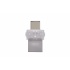 Memoria USB Kingston DataTraveler microDuo 3C, 16GB, USB 3.1/Micro USB, Lectura 100MB/s, Escritura 10MB/s, Plata  7