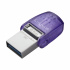 Memoria USB Kingston DataTraveler MicroDuo 3C, 64GB, USB A/C, Lectura 200MB/s, Morado  2