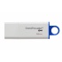 Memoria USB Kingston DataTraveler I G4, 16GB, USB 3.0, Azul/Blanco  1