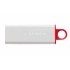 Memoria USB Kingston DataTraveler I G4, 32GB, USB 3.0, Blanco/Rojo  2