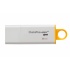 Memoria USB Kingston DataTraveler I G4, 8GB, USB 3.0, Blanco/Amarillo  1