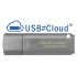 Memoria USB Kingston DataTraveler Locker+ G3, 8GB, USB 3.0, Lectura 80MB/s, Escritura 10MB/s, Plata  1