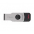 Memoria USB Kingston DataTraveler Swivl, 16GB, USB 3.0, Negro/Plata  1