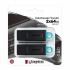 Kit Memoria USB Kingston DataTraveler Exodia, 64GB, USB 3.2, Negro/Azul - 2 Piezas  2