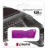Memoria USB Kingston DataTraveler Exodia M, 128GB, USB-A 3.2, Morado