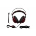 Audifonos Gamer Kingston CloudX Revolver Gears of War, Alámbrico, 1.3 Metros + 2 Metros, 3.5mm, Negro/Rojo  1