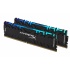Kit Memoria RAM Kingston HyperX Predator RGB DDR4, 2933MHz, 16GB (2 x 8GB), Non-ECC, CL15, XMP  1