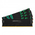 Memoria RAM Kingston HyperX Predator RGB DDR4, 2933MHz, 32GB (4 x 8GB), Non-ECC, CL15, XMP  1