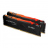 Kit Memoria RAM Kingston HyperX FURY RGB DDR4, 3200MHz, 32GB (2 x 16GB), Non-ECC, CL16, XMP  4