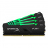 Kit Memoria RAM Kingston HyperX FURY Black RGB DDR4, 3200MHz, 32GB (4 x 8GB), Non-ECC, CL16, XMP  1