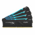 Kit Memoria RAM Kingston HyperX FURY Black RGB DDR4, 3200MHz, 32GB (4 x 8GB), Non-ECC, CL16, XMP  2