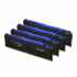 Kit Memoria RAM Kingston HyperX FURY Black RGB DDR4, 3200MHz, 32GB (4 x 8GB), Non-ECC, CL16, XMP  4