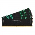 Kit Memoria RAM Kingstone HyperX Predator RGB DDR4, 3600MHz, 128GB (4 x 32GB), Non-ECC, CL18, XMP  1