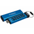 Memoria USB Kingston IronKey Keypad 200C, 256GB, USB C, Lectura 280 MB/s, Escritura 200 MB/s, Azul  4