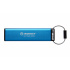 Memoria USB Kingston IronKey Keypad 200C, 256GB, USB C, Lectura 280 MB/s, Escritura 200 MB/s, Azul  2