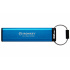 Memoria USB Kingston IronKey Keypad 200C, 32GB, USB-C 3.0, Lectura 145MB/s, Escritura 115MB/s, Azul  1