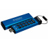 Memoria USB Kingston IronKey Keypad 200C, 64GB, USB-C 3.0, Lectura 280MB/s, Escritura 200MB/s, Azul - Imagen adicional 4