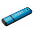 Memoria USB Kingston IronKey Vault Privacy 50, 512GB, USB A 3.2, Lectura 310 MB/s, Escritura 250 MB/s, Azul  4