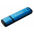 Memoria USB Kingston IronKey Vault Privacy 50C, 512GB, USB C 3.2, Azul  2