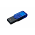 Memoria USB Kingston Data Traveler Exodia S, 128GB, USB-A 3.2, Negro/Azul
