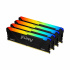 Kit Memoria RAM Kingston FURY Beast RGB DDR4, 2666MHz, 32GB (4 x 8GB), Non-ECC, CL16, XMP  2