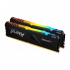 Kit Memoria RAM Kingston FURY Beast DDR4 RGB, 3200MHz, 16GB (2 x 8GB), Non-ECC, CL16, XMP  3