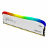 Memoria RAM Kingston Fury Beast RGB DDR4, 3200MHz, 8GB, Non-ECC, CL16, XMP, Blanco ― ¡Compra $500 pesos en productos Kingston y participa el sorteo para ganar una SSD XS1000!  2