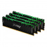 Kit Memoria RAM Kingston FURY Renegade RGB DDR4, 3600MHz, 64GB (4 x 16GB), CL16, XMP
