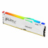 Memoria RAM Kingston Fury Beast RGB DDR5, 5200MHz, 32GB, On-Die ECC, CL40, XMP, Blanco  2