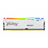 Memoria RAM Kingston Fury Beast RGB DDR5, 6000MHz, 16GB, CL30, XMP/EXPO, Blanco ― ¡Compra y obtén un código de Mortal Kombat I! Un código por cliente  2
