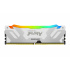 Kit Memoria RAM Kingston Fury Renegade RGB DDR5, 7200MHz, 32GB (2 x 16GB), On-Die ECC, CL38, XMP, Plata/Blanco  3