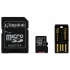 Kingston 64GB Multi Kit / Mobility Kit Class10, incl. Tarjeta microSDHC con Adaptadores SD y USB  1