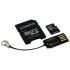 Kingston 64GB Multi Kit / Mobility Kit Class10, incl. Tarjeta microSDHC con Adaptadores SD y USB  3