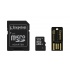 Kingston 16GB Multi Kit / Mobility Kit Clase 4, incl. Tarjeta microSDHC con Adaptadores SD y USB