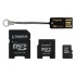 KIT Memoria Flash Kingston microSD 8GB con 3 Adaptadores - Imagen adicional 2